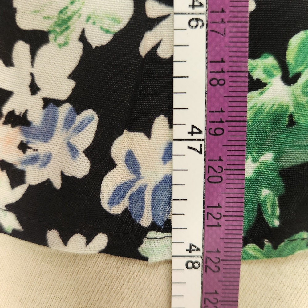 H&M Dress Womens M‎ Multicolour Floral Round Neck Long Sleeve Maxi Relaxed Fit - Picture 8 of 8
